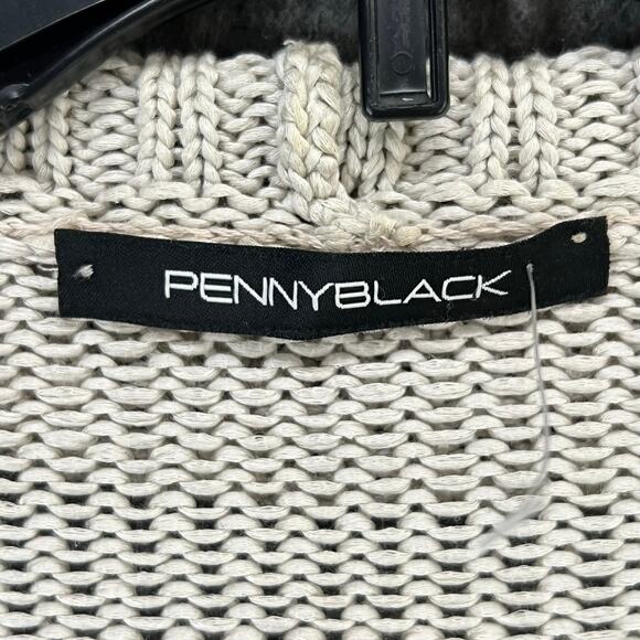 Pennyblack by Max Mara Zip Front Ribbed Knit Cardigan Sweater Women Small Luxury - Picture 10 of 14